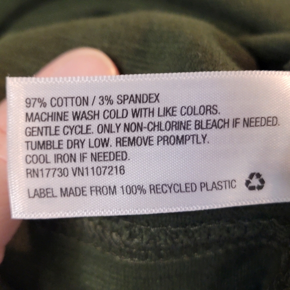 Merona Olive Green Women's Scoop Neck Tunic - Picture 8 of 13